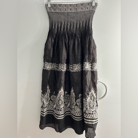 Lapis Anthropologie strapless dress customizable - Picture 1 of 8